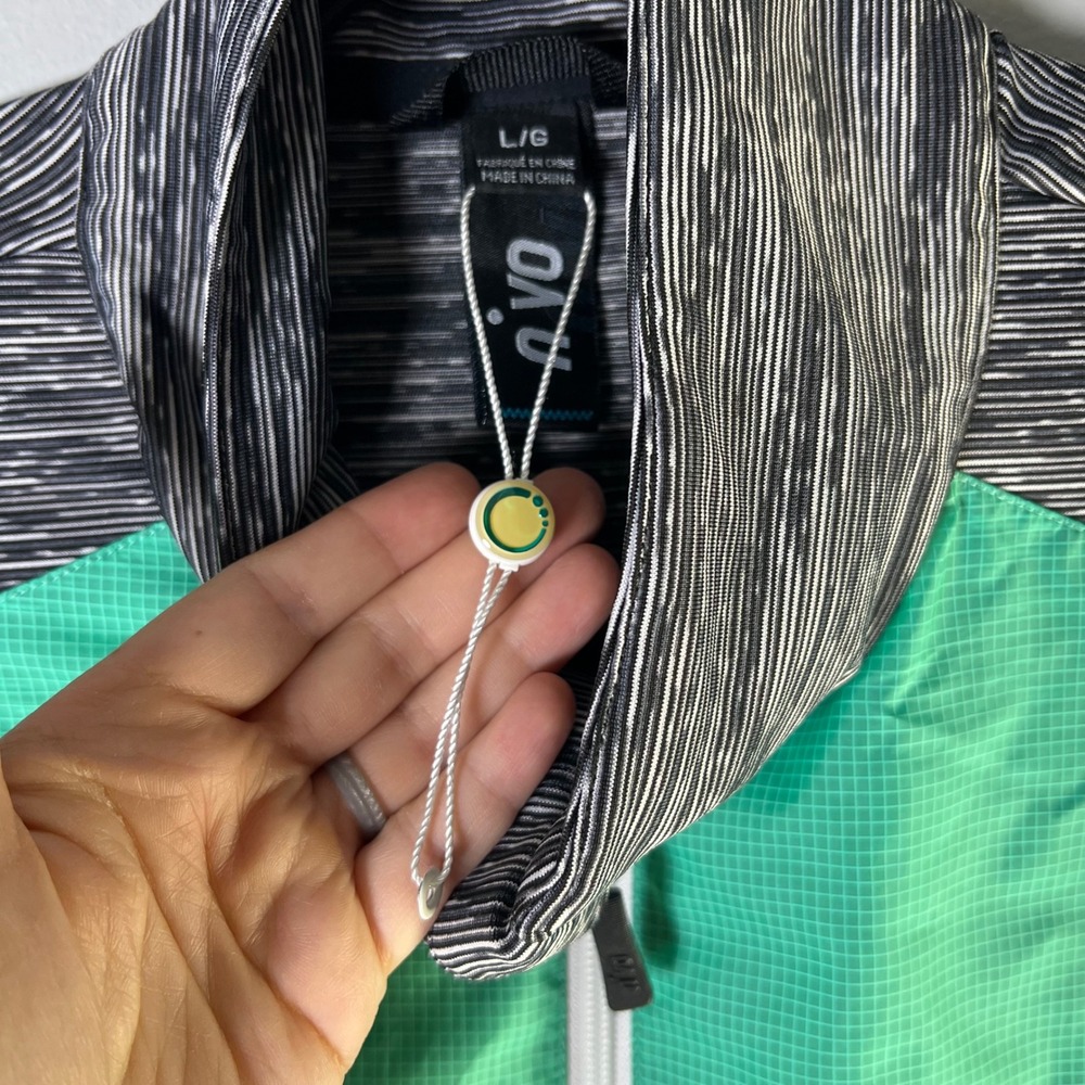 N'vo Nivo Sport Women Sz Large Performance Full Zip Golf Running Vest Pockets - Picture 6 of 11